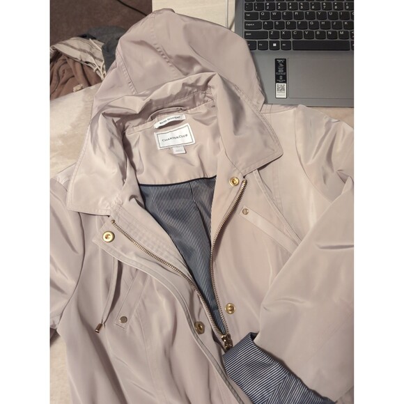 New charter club petite small rain coat - Picture 6 of 8